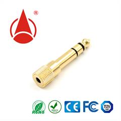 6.3立體公頭轉(zhuǎn)3.5立體母座，DC音叉插頭，DC母座，充電頭，DC plug,連接器，適配器插頭，端子，防水母座，DC插頭廠家