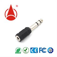 6.3立體公頭轉(zhuǎn)3.5立體母座，DC音叉插頭，DC母座，充電頭，DC plug,連接器，適配器插頭，端子，防水母座，DC插頭廠家
